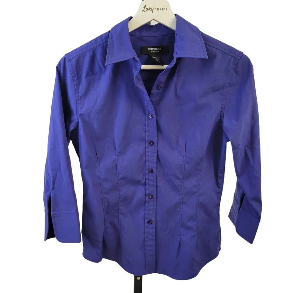 EXPRESS 3/4 Sleeve Button Down